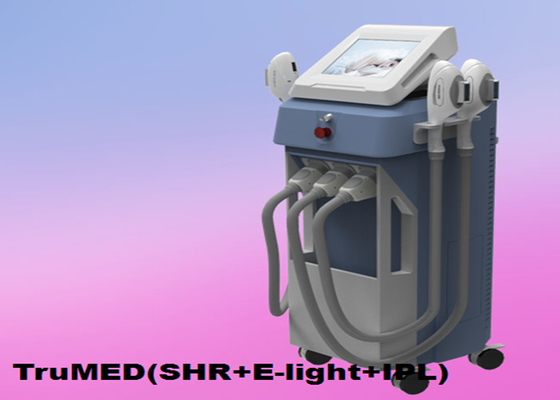 IPL ماشین مومیایی کردن 3500W عمودی 3Handles E-light TruMED (SHR + IPL + Nd: Yag)