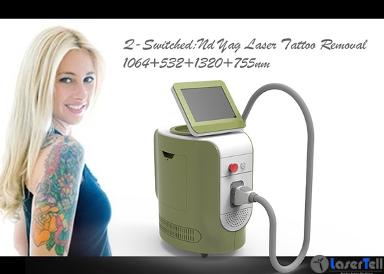 دستگاه پاک کن سریع لیزر خال کوبی ND Yag Yag Tattoo Machine - فرکانس 1 - 10 هرتز